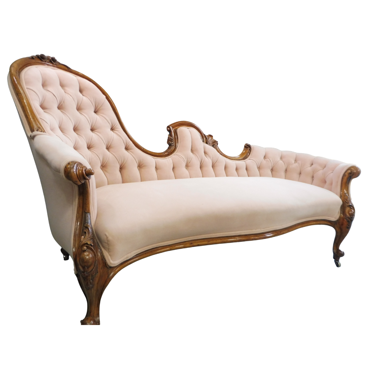 Victorian Chaise Lounge and Gentlemen's Chair