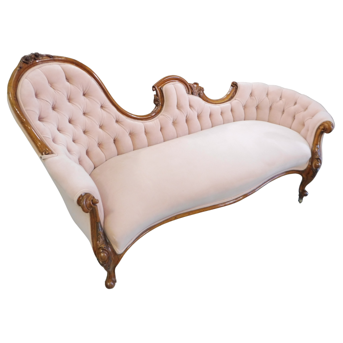 Victorian Chaise Lounge and Gentlemen's Chair