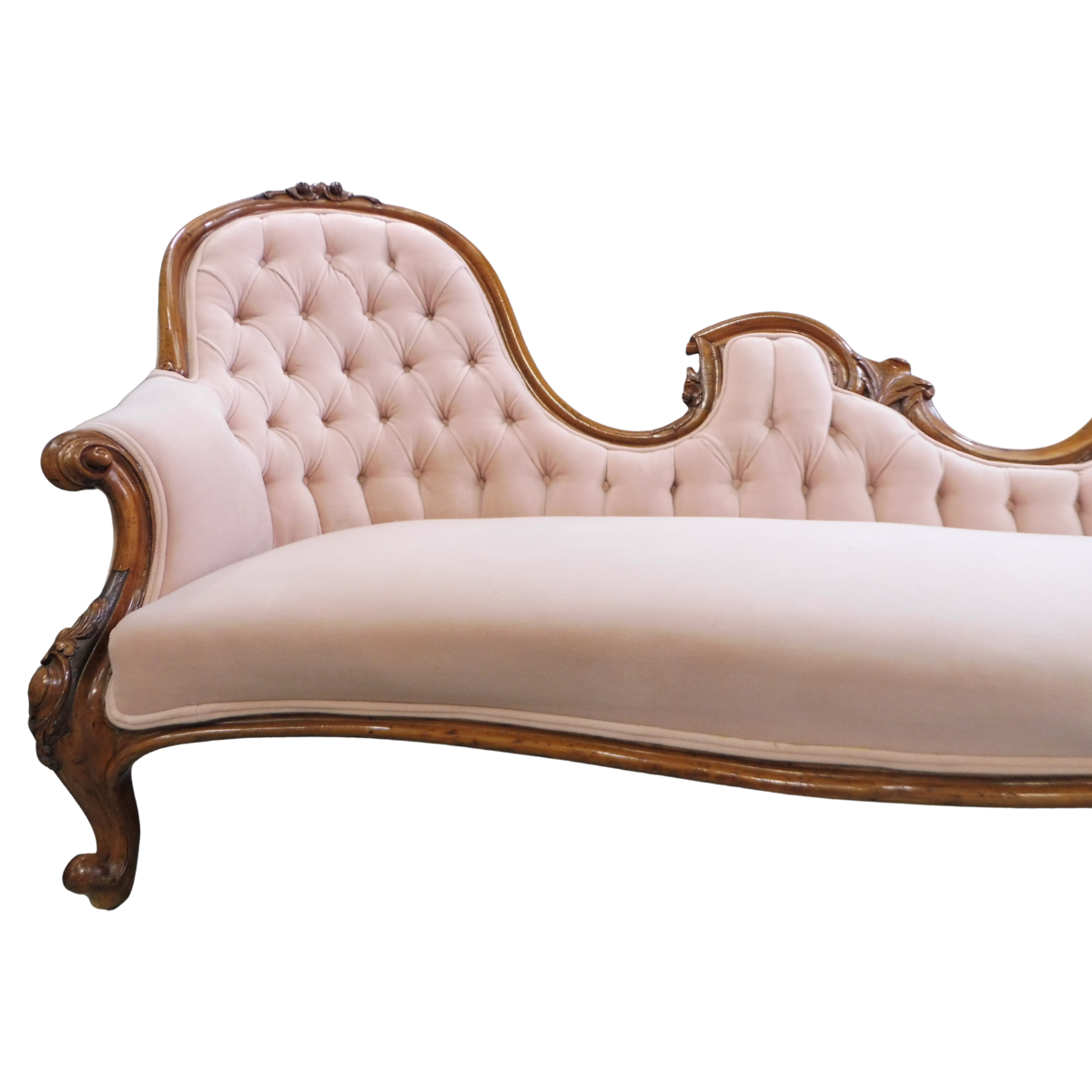 Victorian Chaise Lounge and Gentlemen's Chair