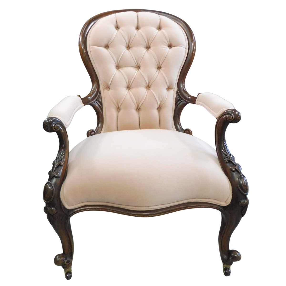Victorian Chaise Lounge and Gentlemen's Chair