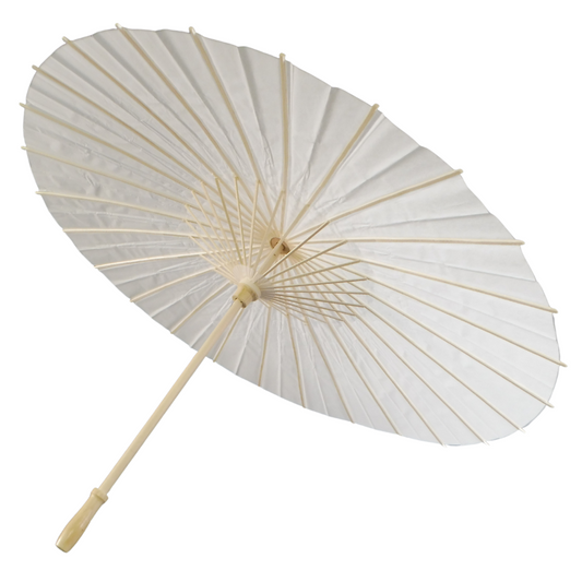 White Paper Parasols / Umbrellas