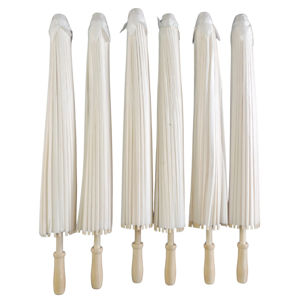 White Paper Parasols / Umbrellas