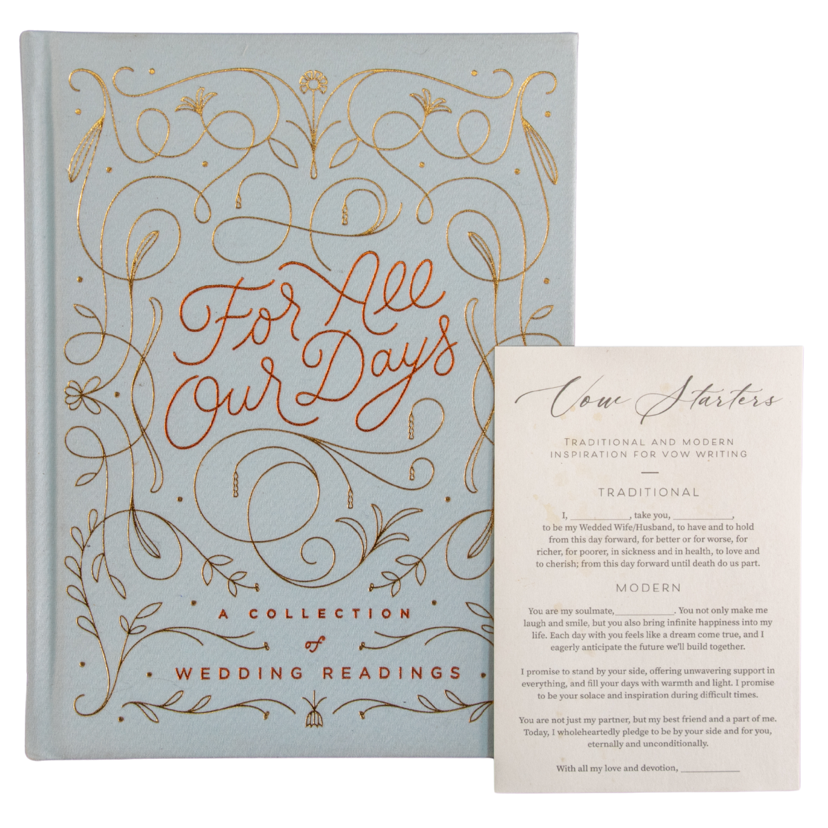 For All Our Days: A Collection of Wedding Readings