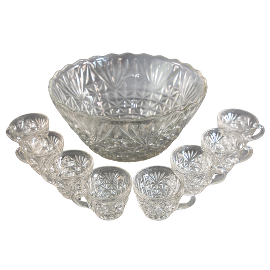 Arlington Pattern Anchor Hocking Punch Set