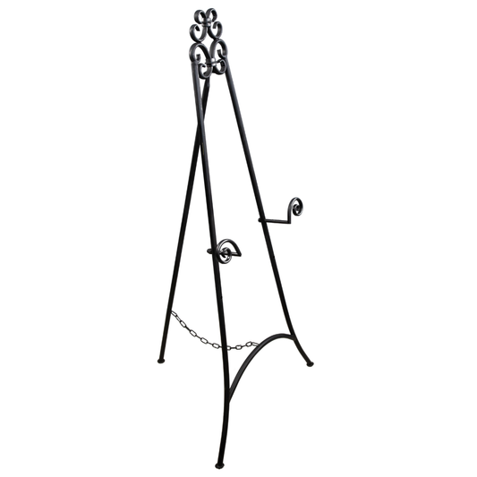 Decorative Scroll Metal Easel