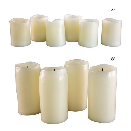 Flameless Pillar Candles