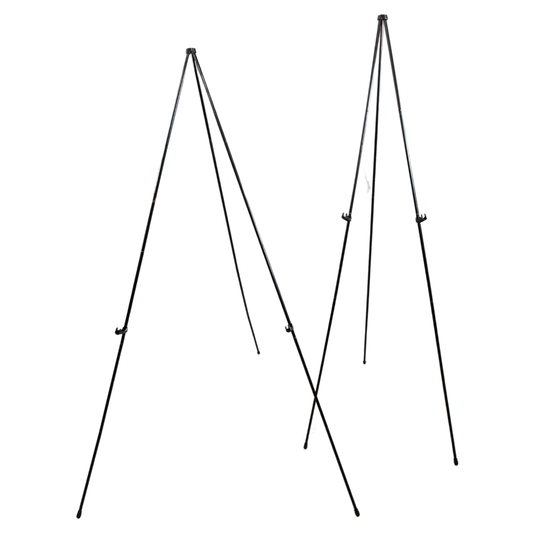 Black Adjustable Display Easels – Set of 2