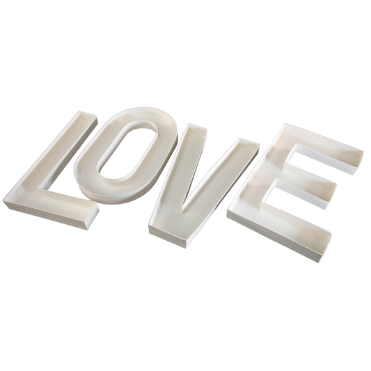 LOVE Letter Food Tray