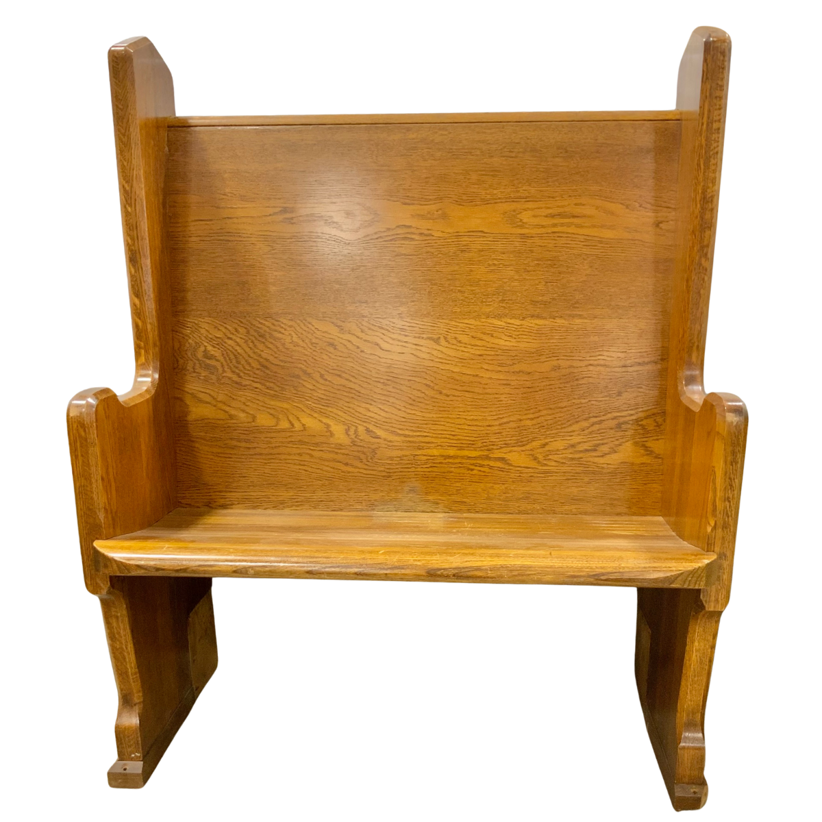 Antique Oak Deacon Bench