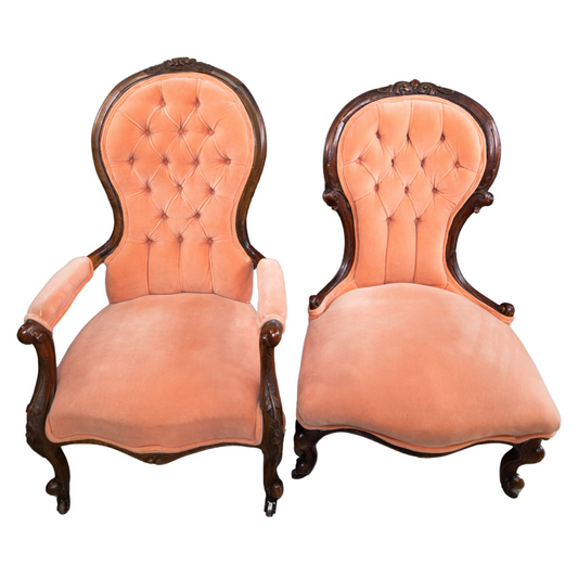 English Ladies & Gentleman Chairs