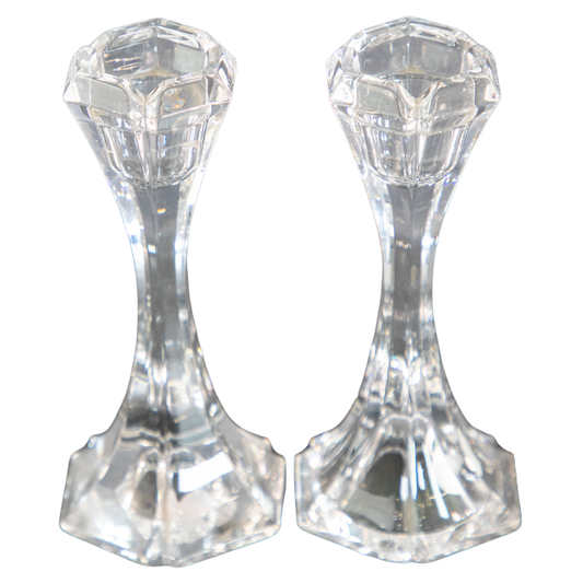 Crystal Taper Candle Sticks