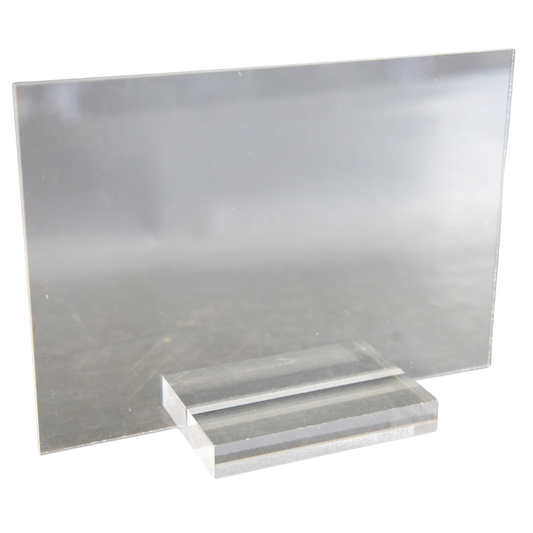Blank Customizable Acrylic Sign with Stand