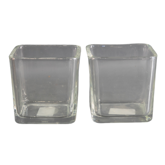 Square Glass Vases