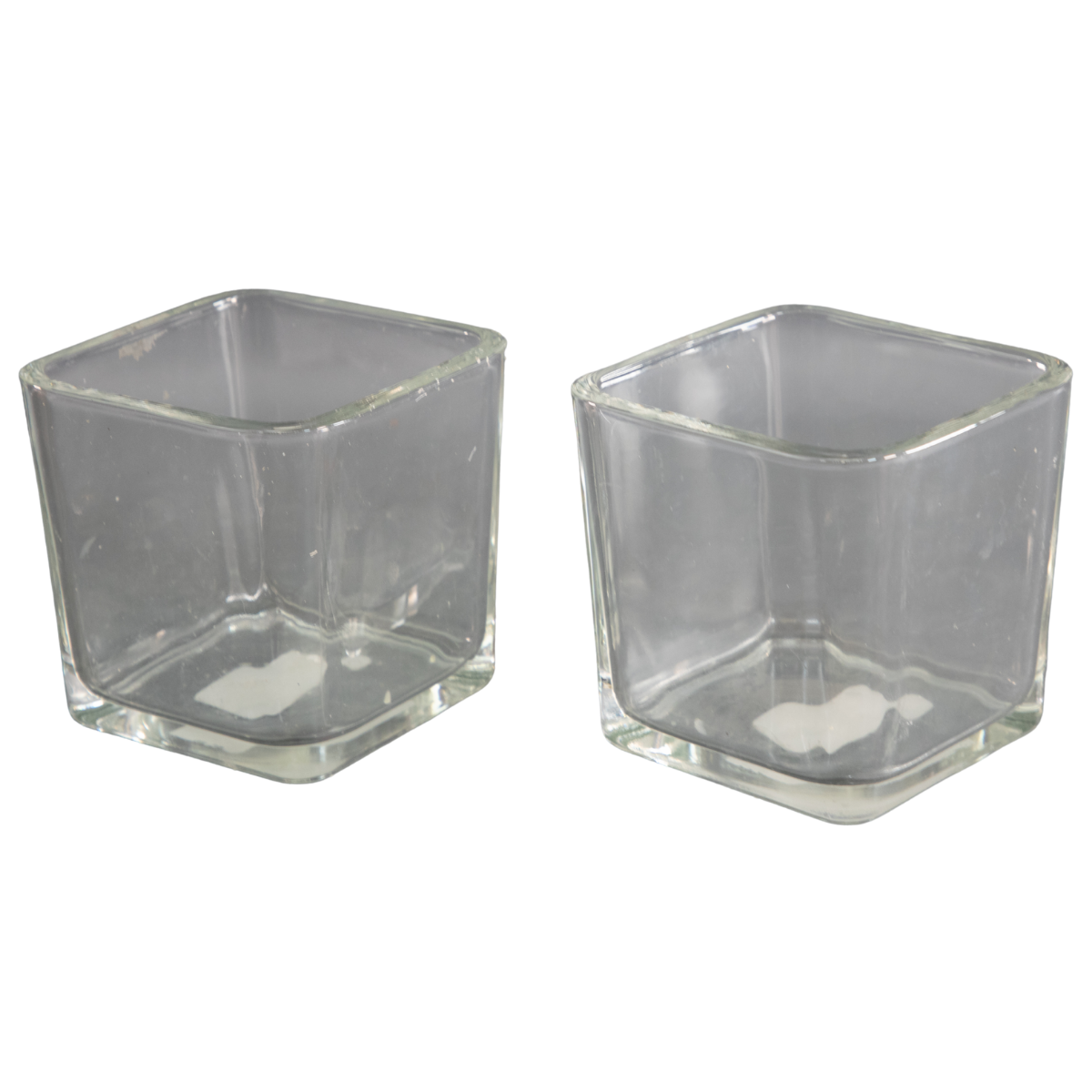 Square Glass Vases