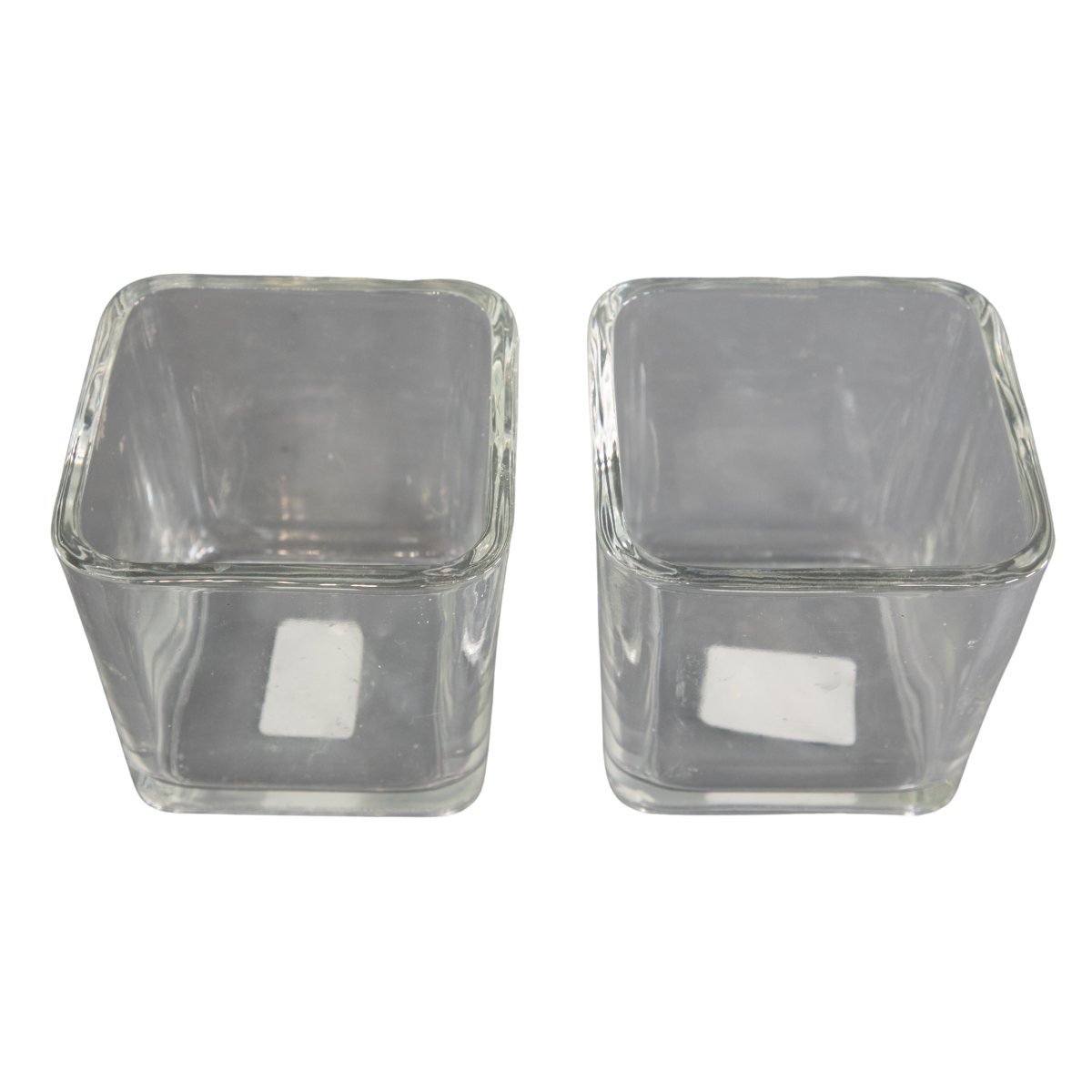 Square Glass Vases