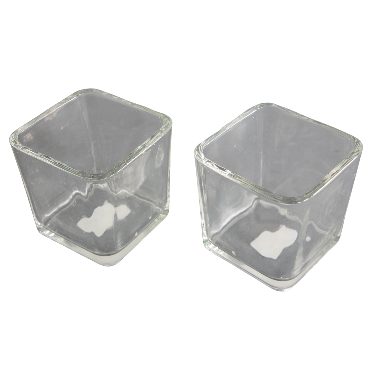 Square Glass Vases