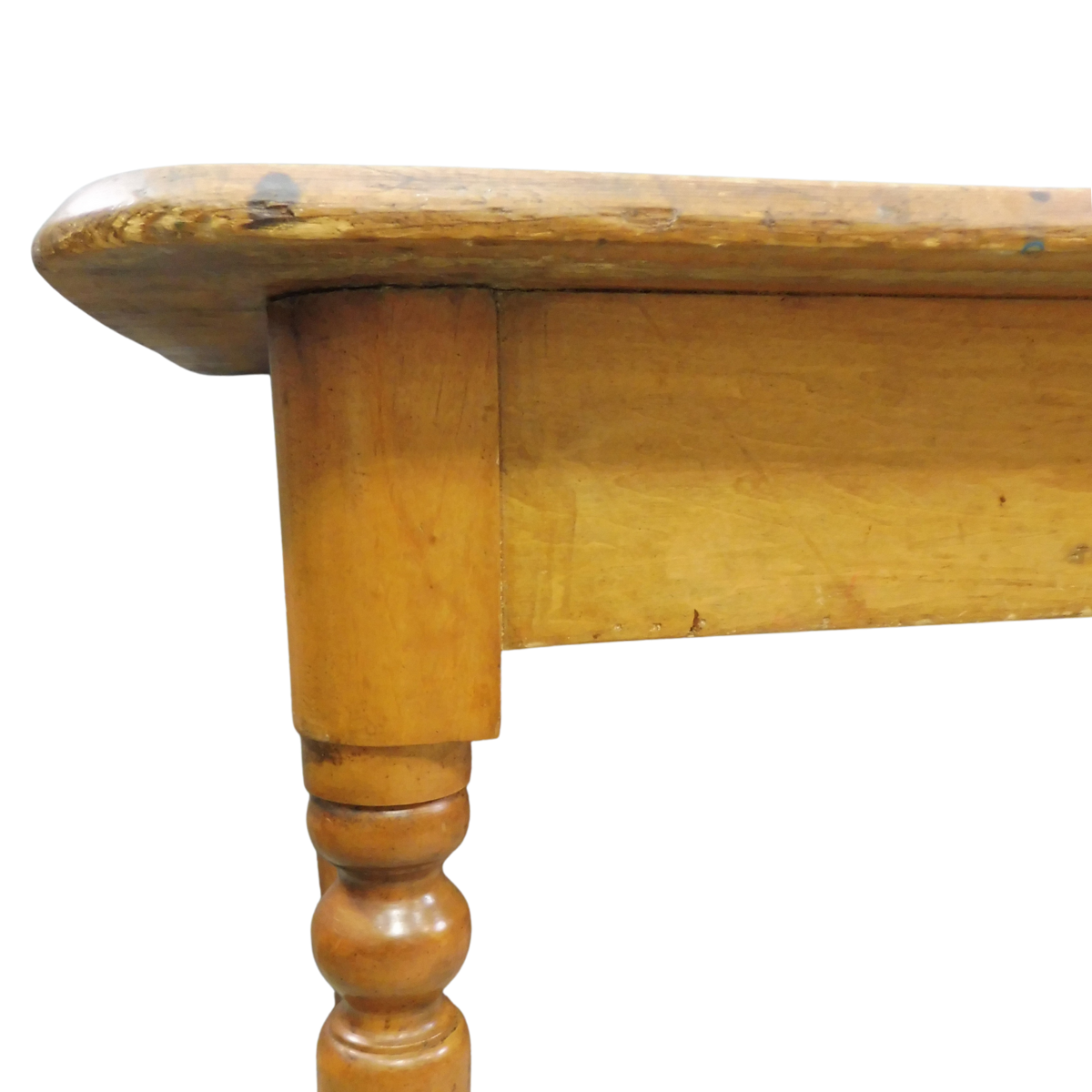 Antique Pine-Topped Table