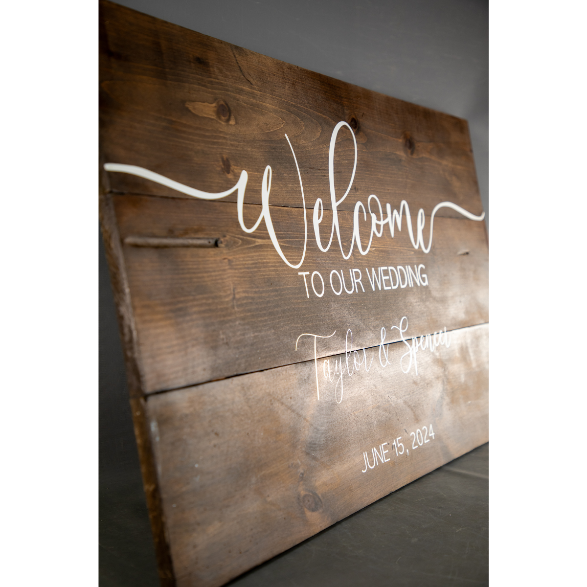 Wooden Customizable Sign