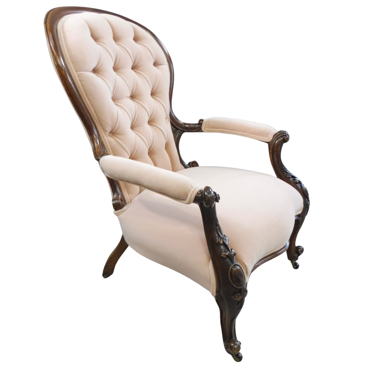 Victorian Chaise Lounge and Gentlemen's Chair