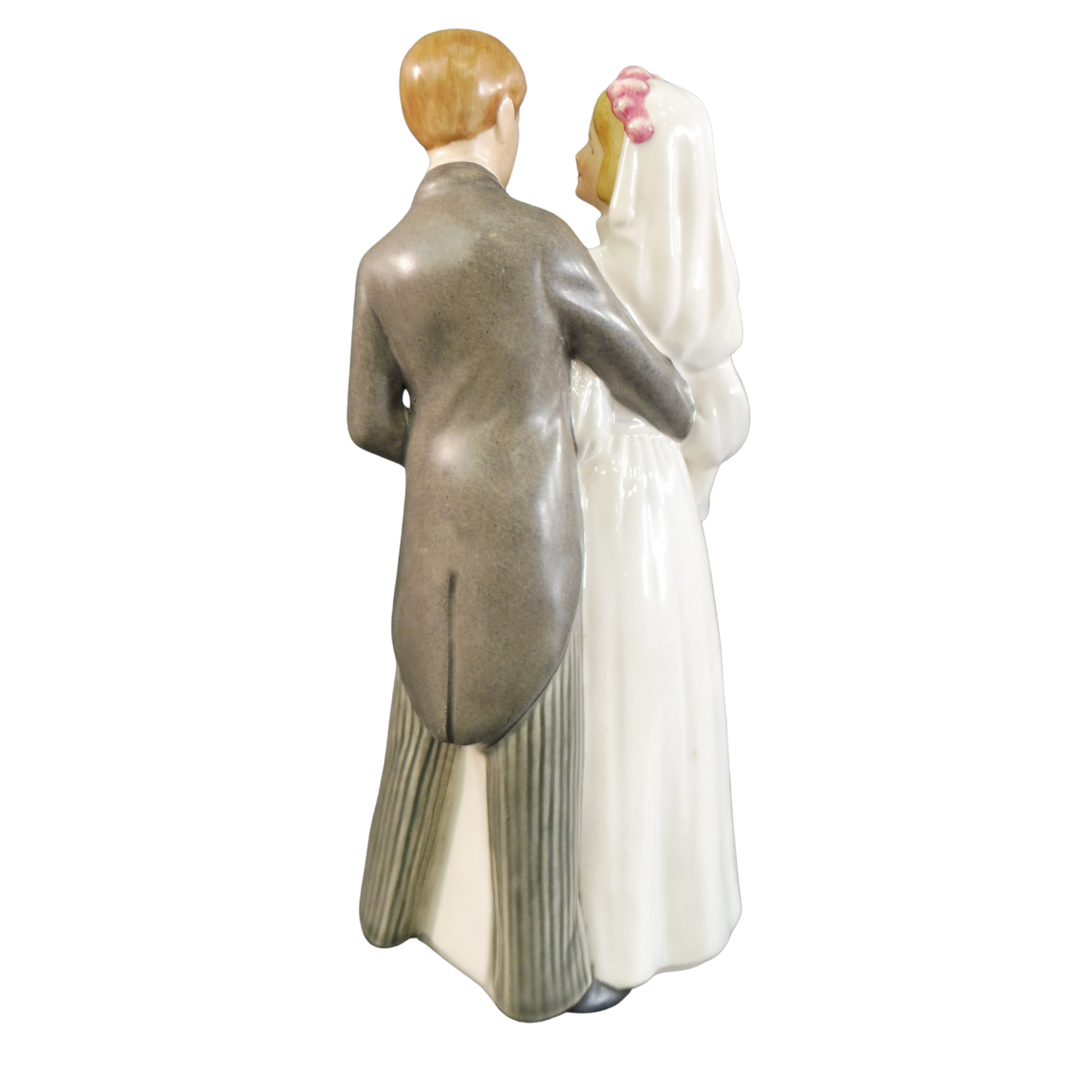 Goebel Art Deco Bride and Groom Porcelain Cake Topper