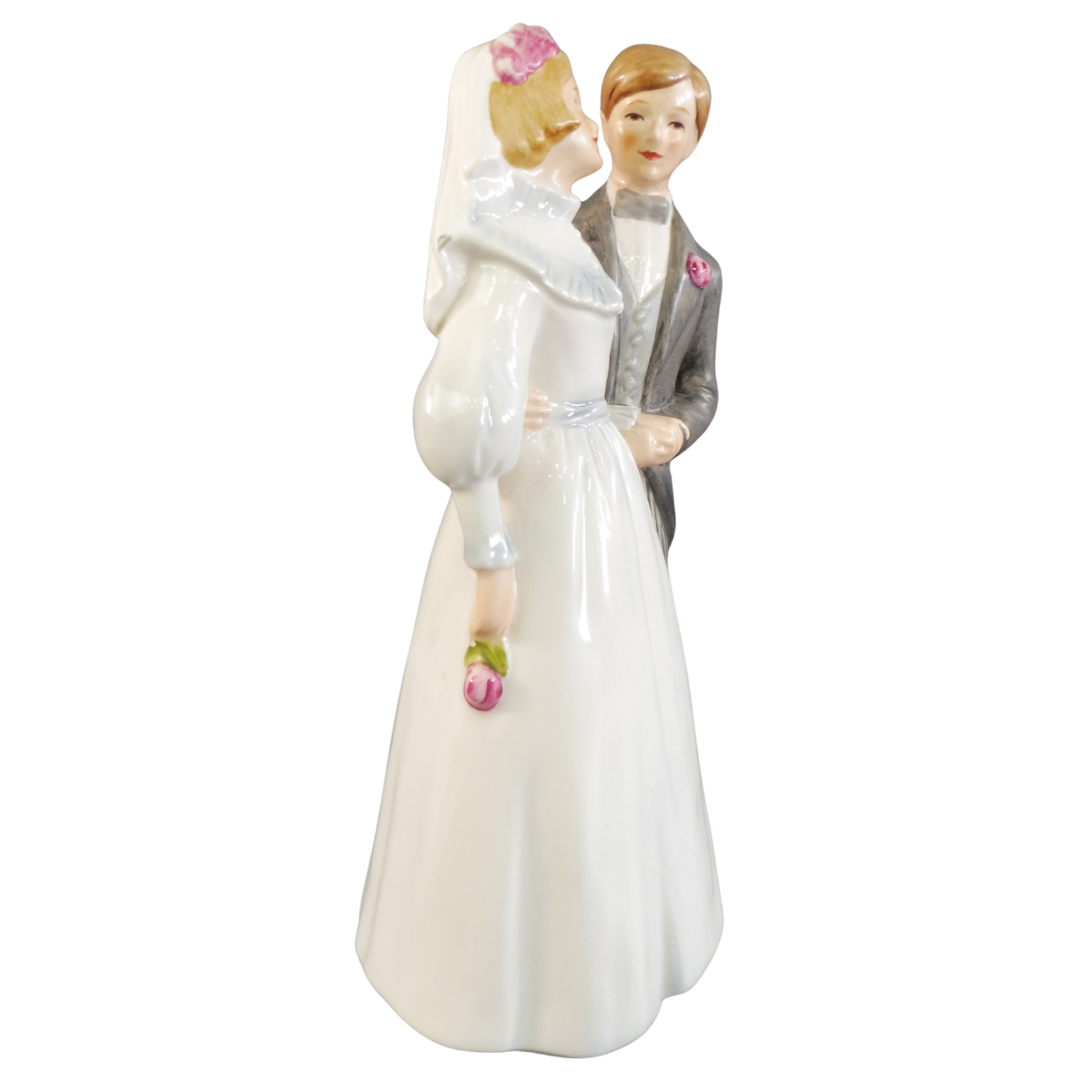 Goebel Art Deco Bride and Groom Porcelain Cake Topper