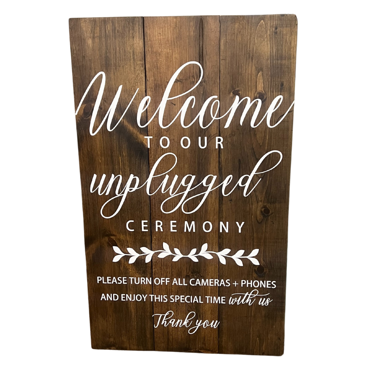 Wooden Customizable Sign