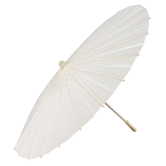 White Paper Parasols / Umbrellas