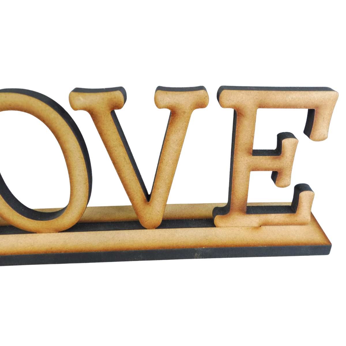 “LOVE” Wooden Sign on Stand