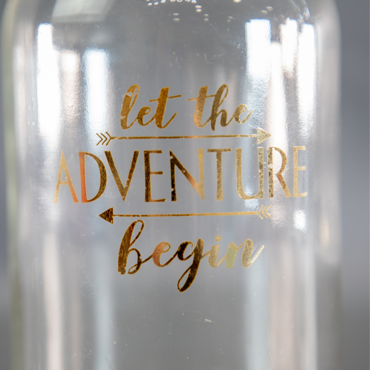 "Let the Adventure Begin" Money Jar