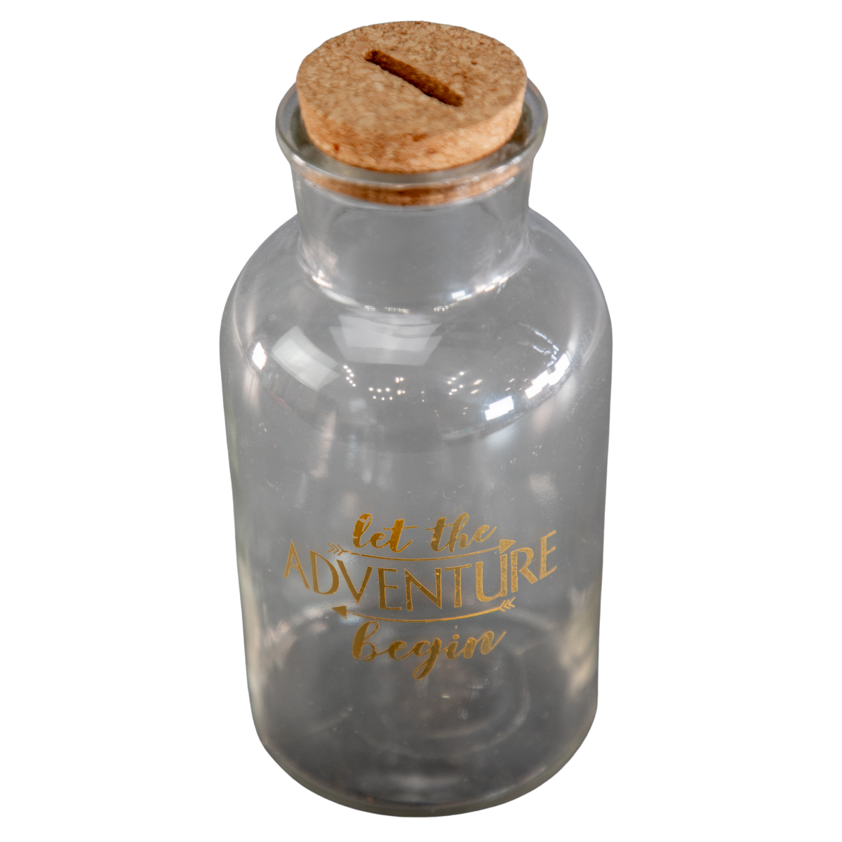 "Let the Adventure Begin" Money Jar
