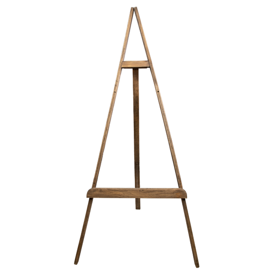 Wooden A-Frame Style Display Easel