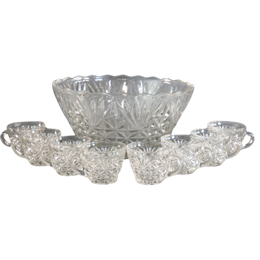 Arlington Pattern Anchor Hocking Punch Set
