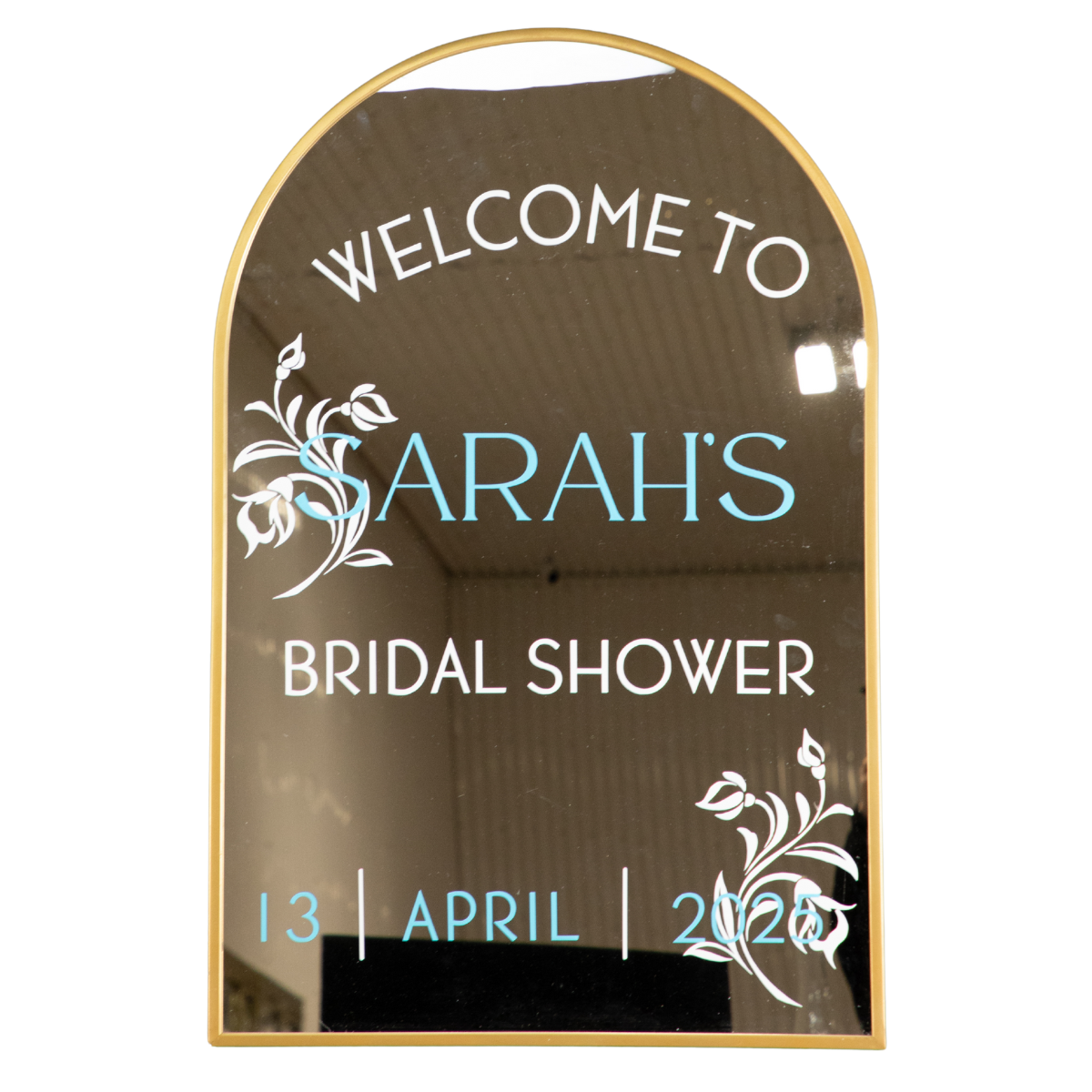 Gold Frame Arch Mirror