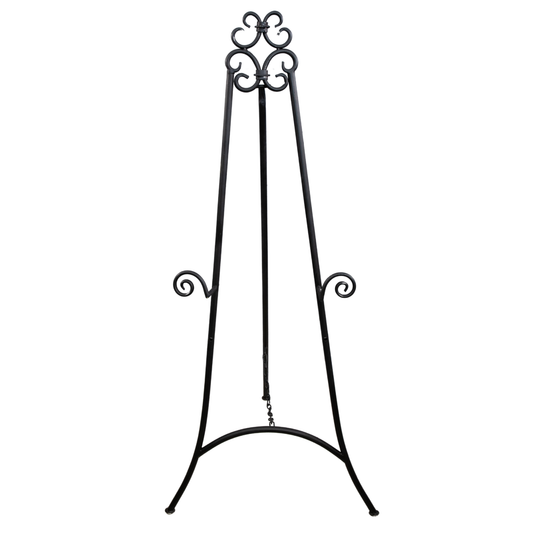 Decorative Scroll Metal Easel