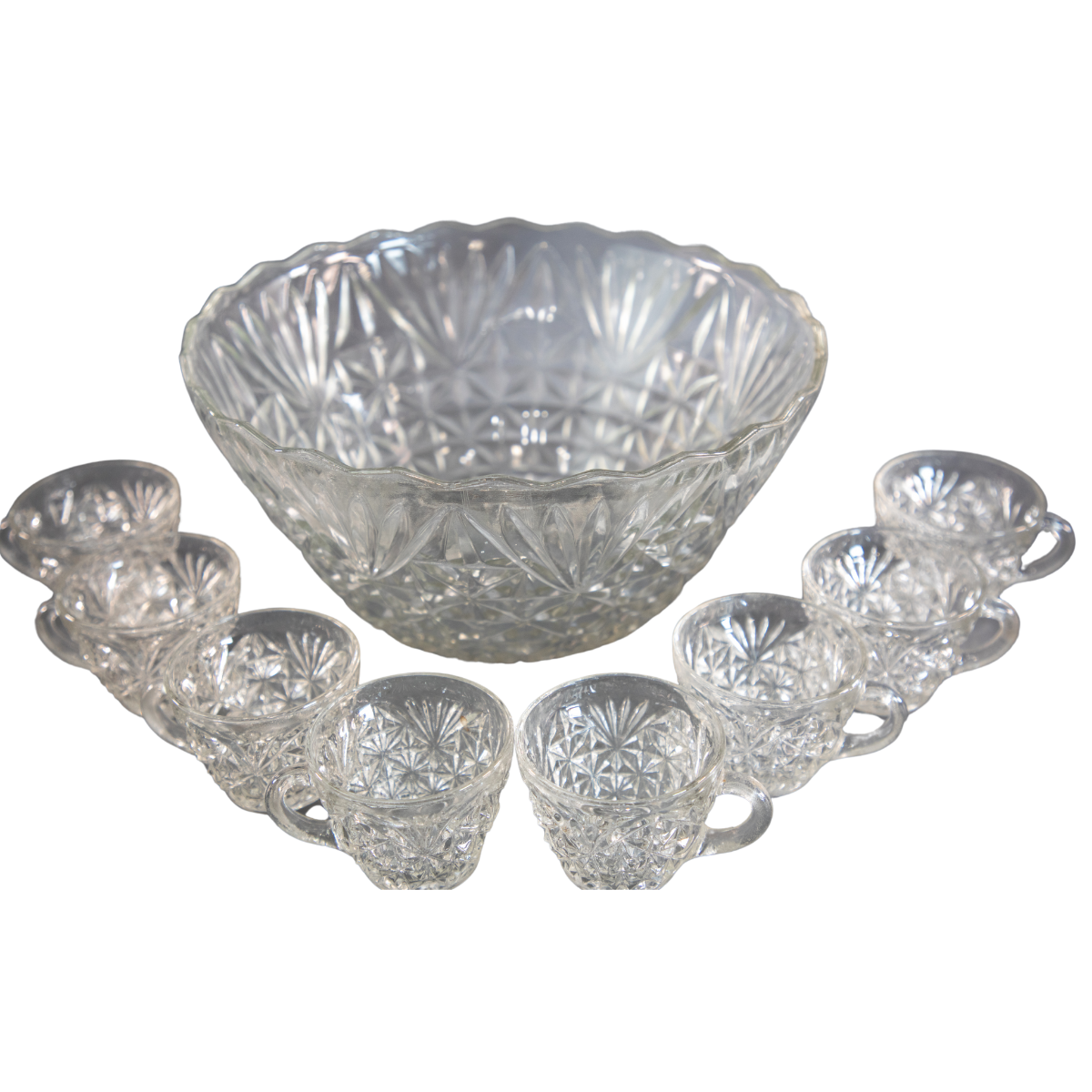 Arlington Pattern Anchor Hocking Punch Set