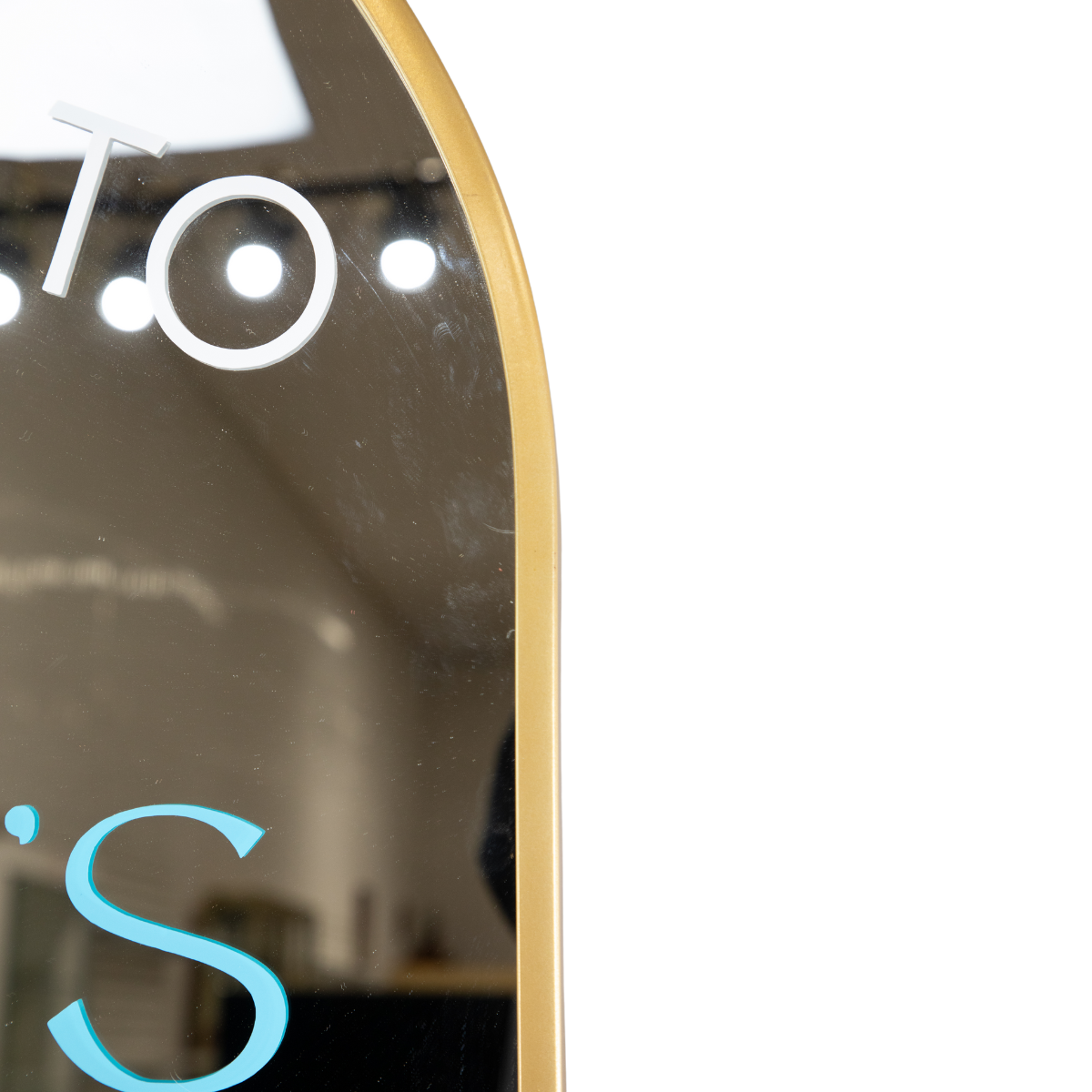 Gold Frame Arch Mirror