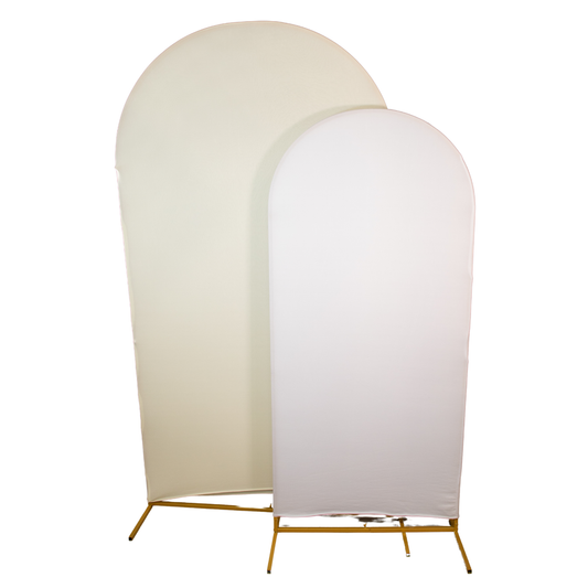 Gold Metal Arch Covers