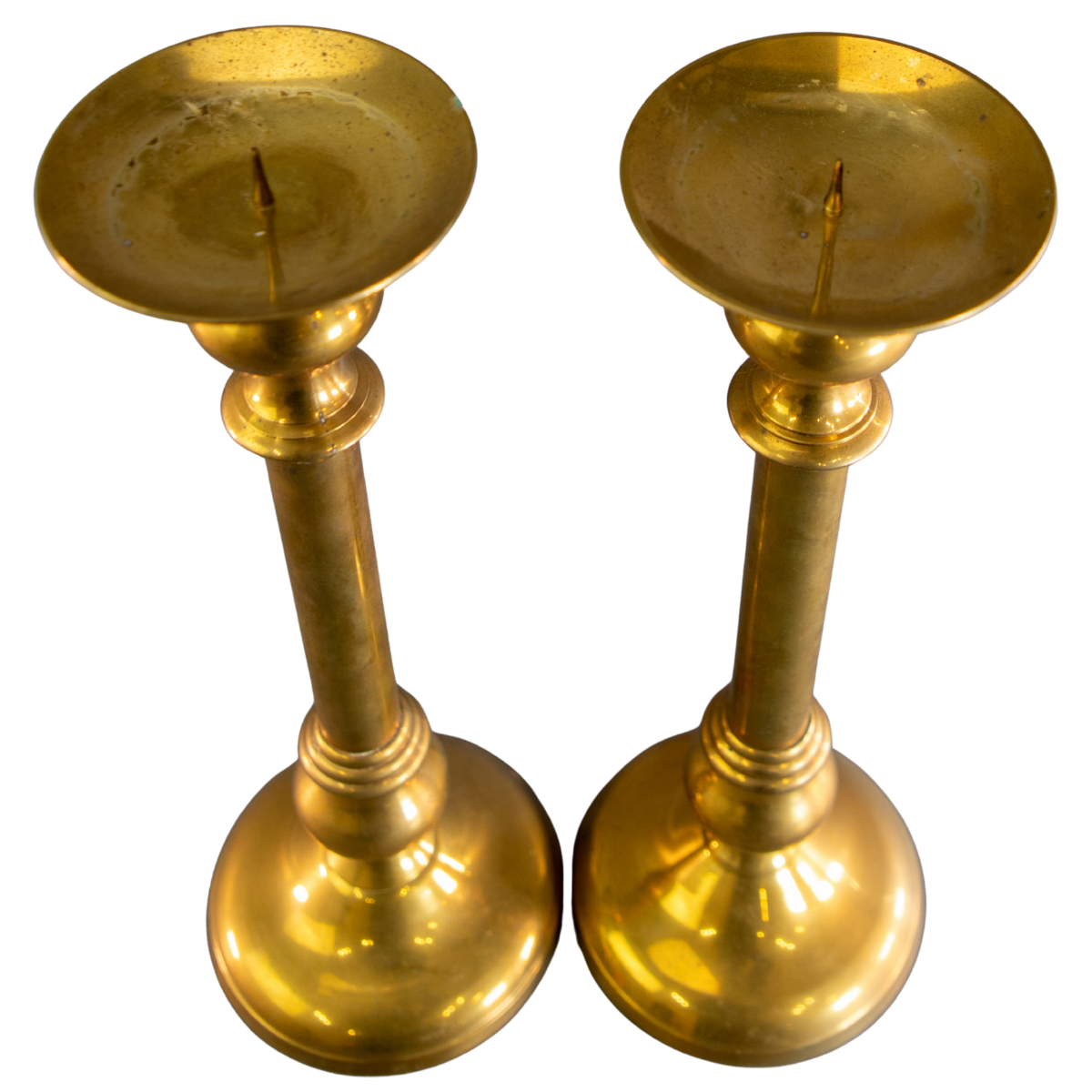 Brass Taper Candlesticks