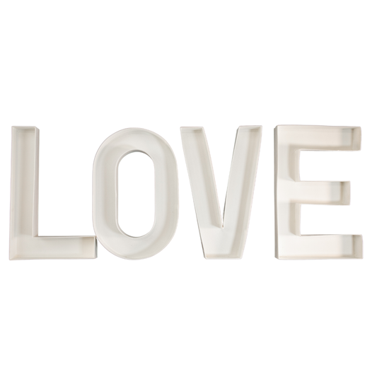 LOVE Letter Food Tray