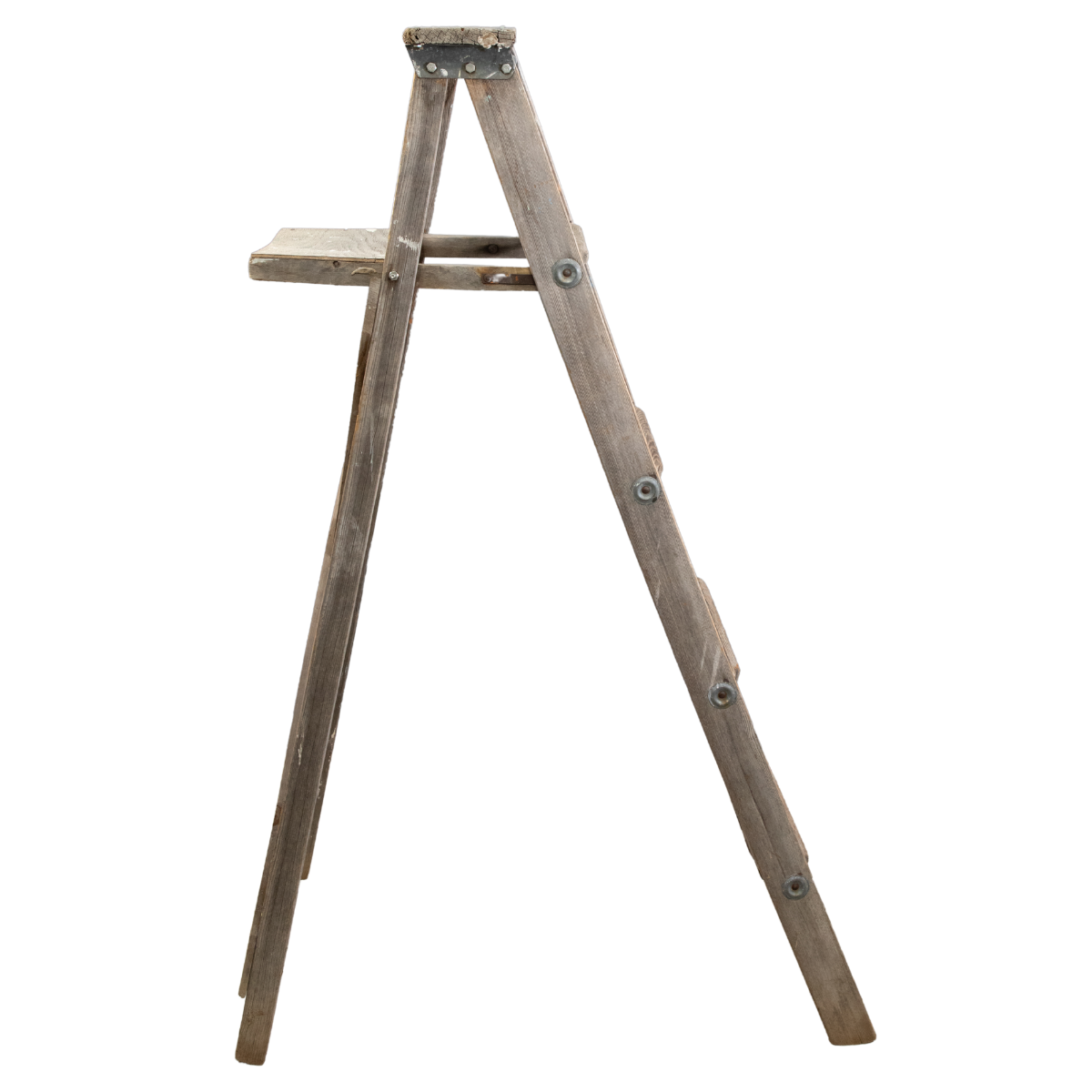Rustic Wooden Display Ladder