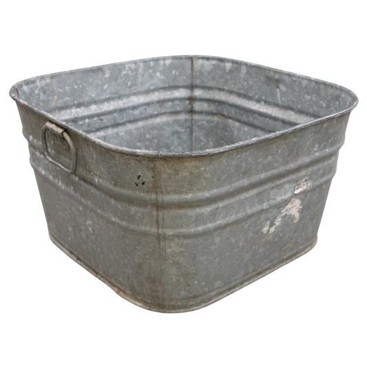 Square Metal Tub