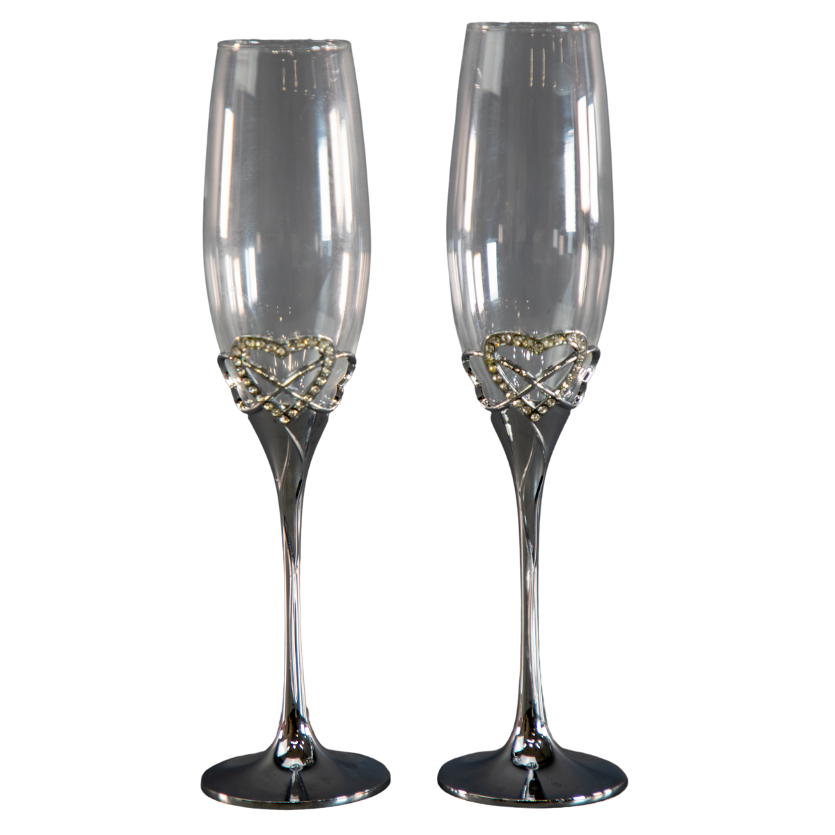 Wedding Champagne Flutes - Set of 2