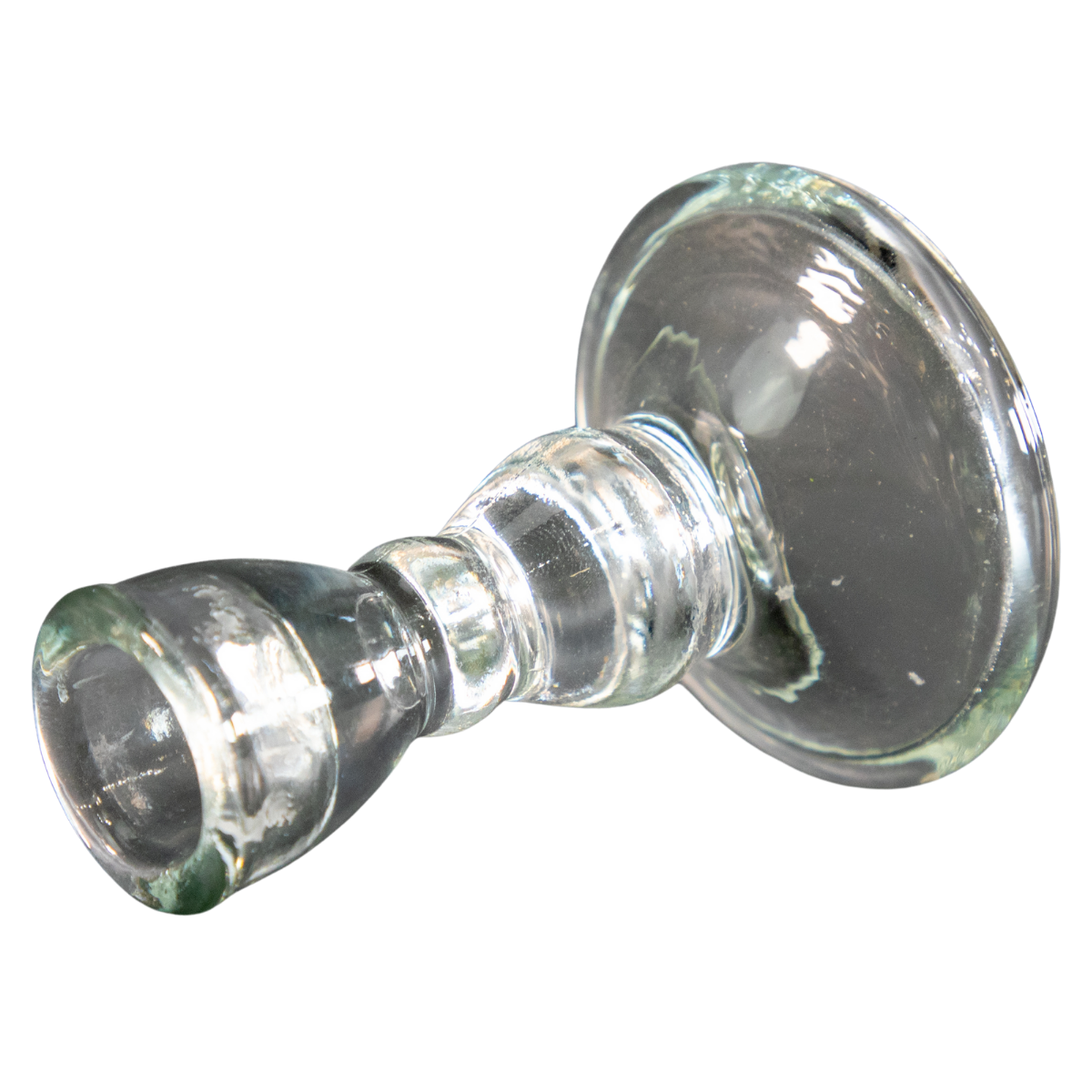 Glass Taper Candle Holder (4")