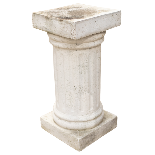 Artificial Cement Pedestal – Aged Stone-Style Column