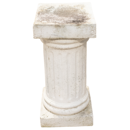 Artificial Cement Pedestal – Aged Stone-Style Column