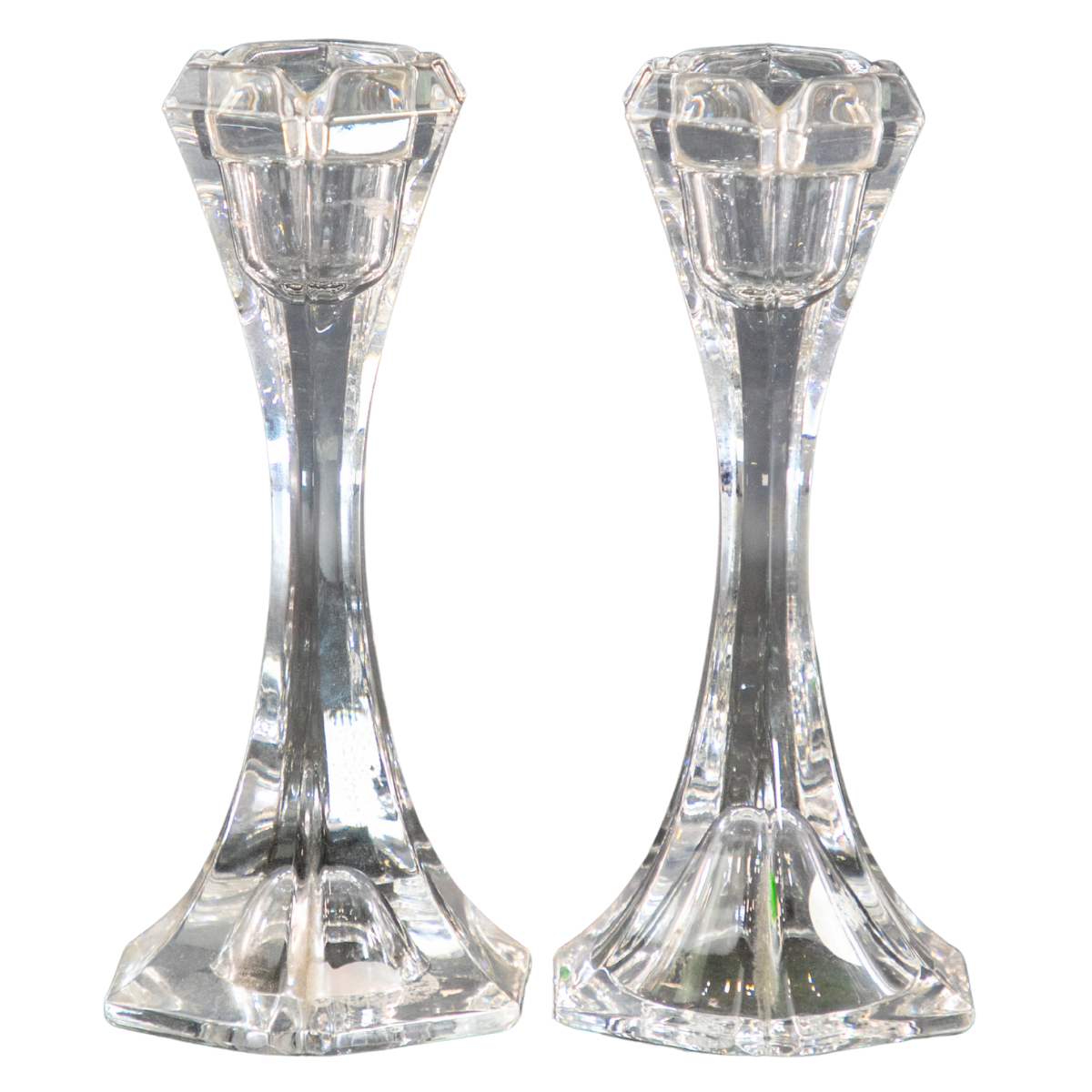 Crystal Taper Candle Sticks