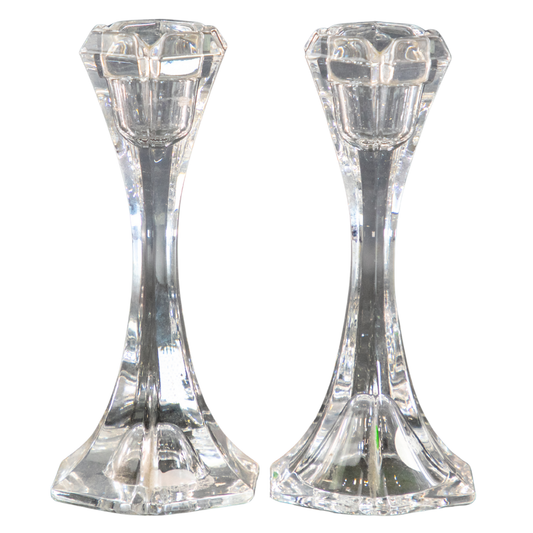 Crystal Taper Candle Sticks