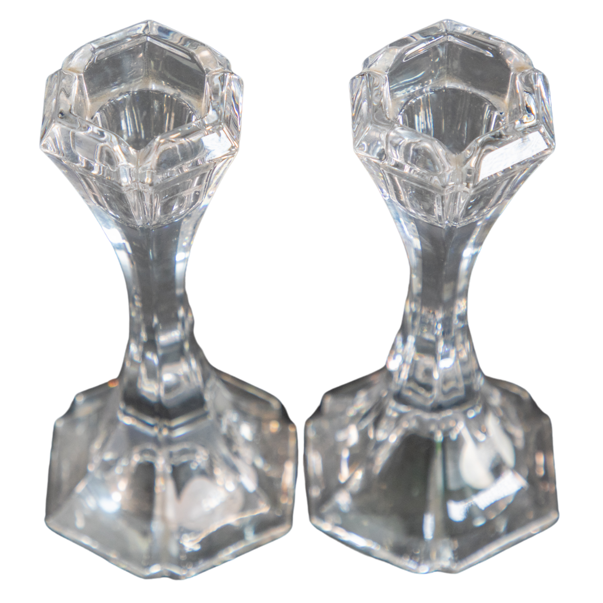 Crystal Taper Candle Sticks