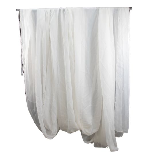 White Drapery Panels