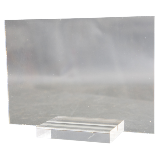Blank Customizable Acrylic Sign with Stand